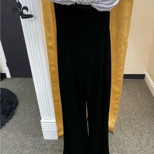Chic Black Wide Leg Women's Jumpsuit